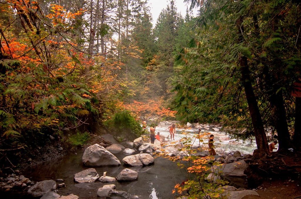 Hot springs in British Columbia