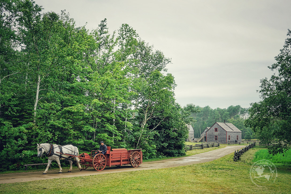 Acadian Historical Village in New Brunswick