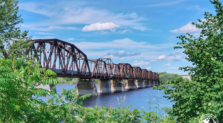 Bill Thorpe Walking Bridge in Fredericton.