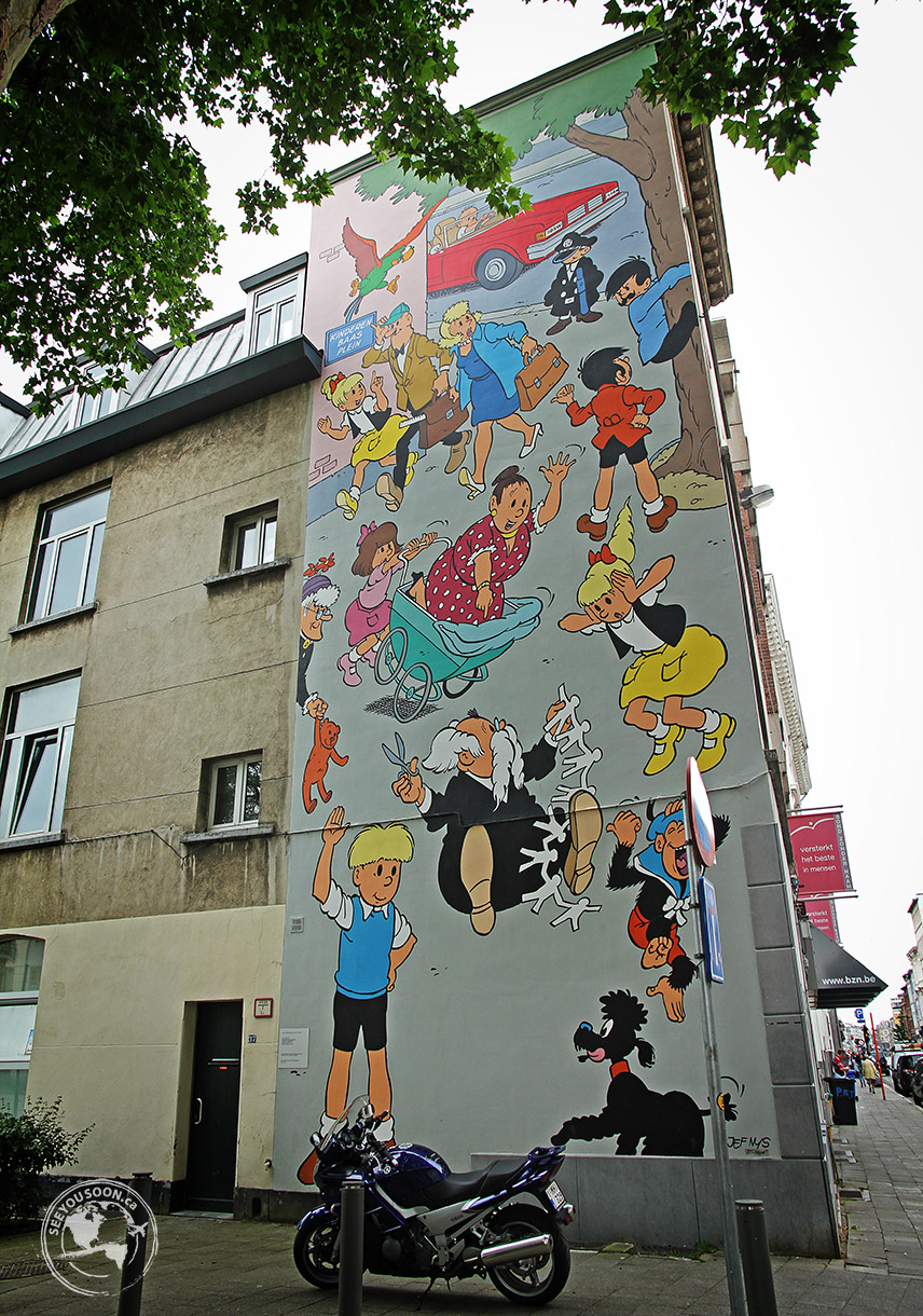Comic Walls of Antwerp